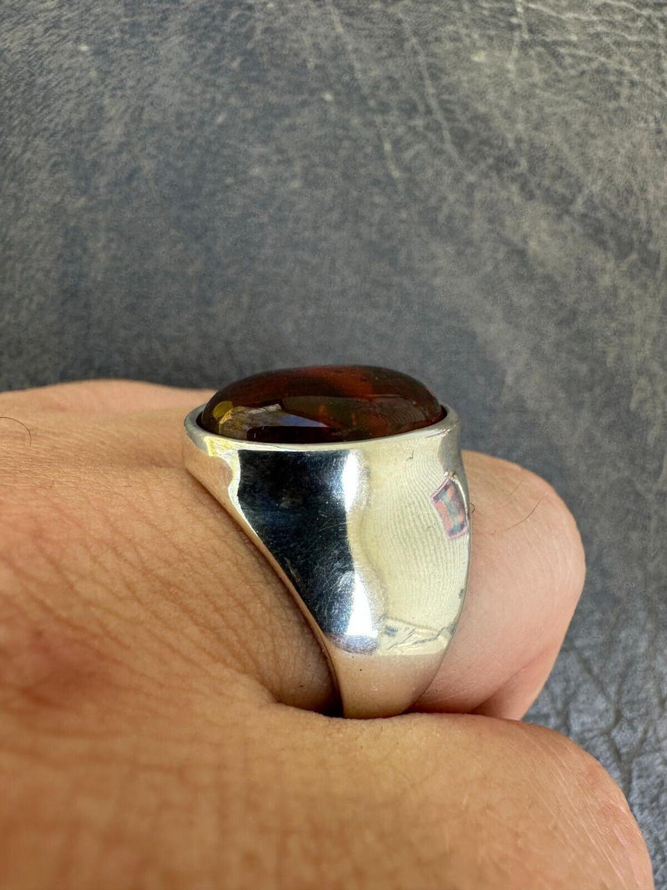 92.5 Oxidized Silver Ring For Men - Silver Palace
